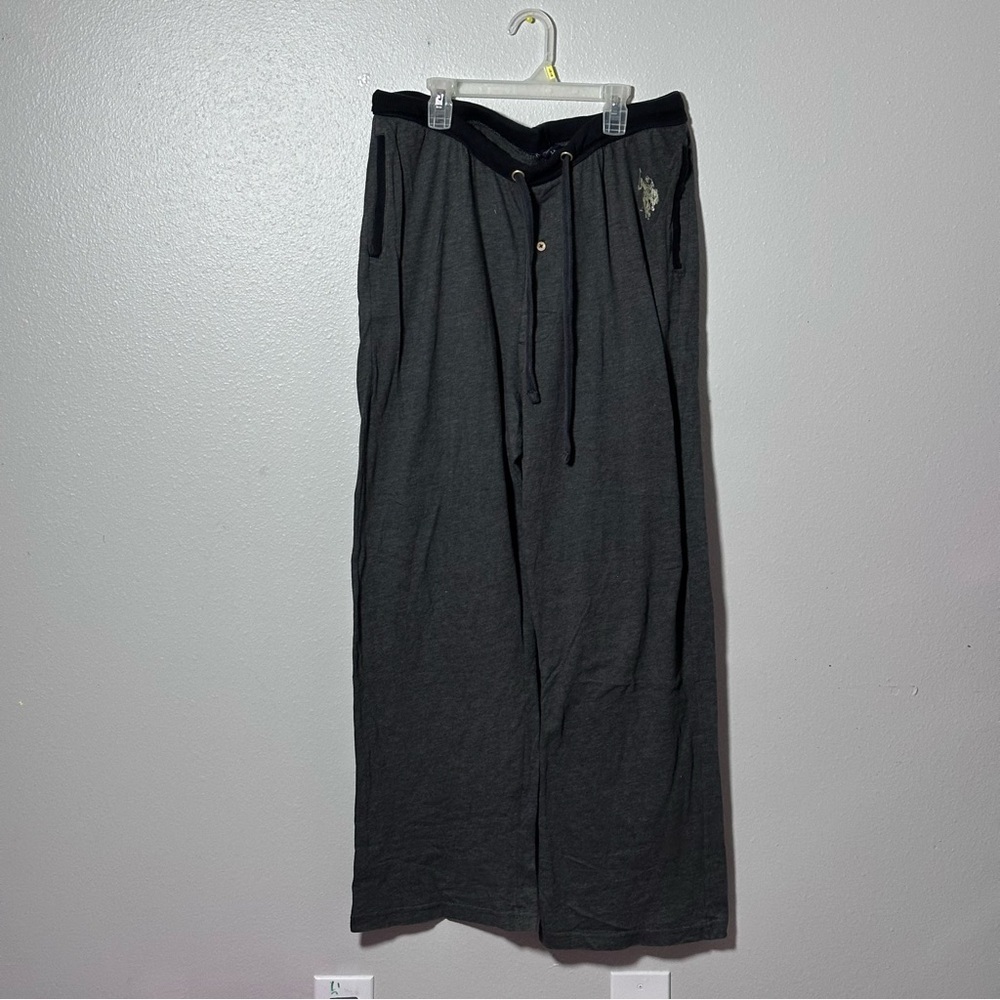 U.S. Polo ASSN Gray Men Pajamas Sweatpants‎ Size Large